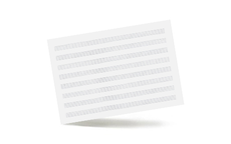 Горизонтальные нотные тетради