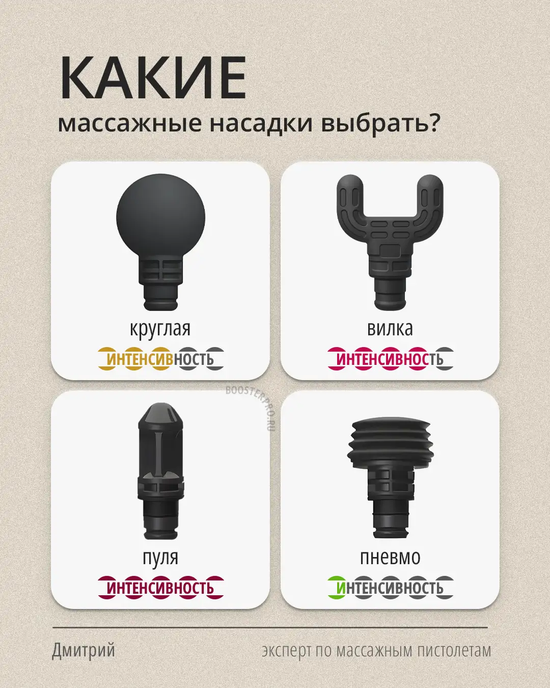 Насадки для массажа ШВЗ