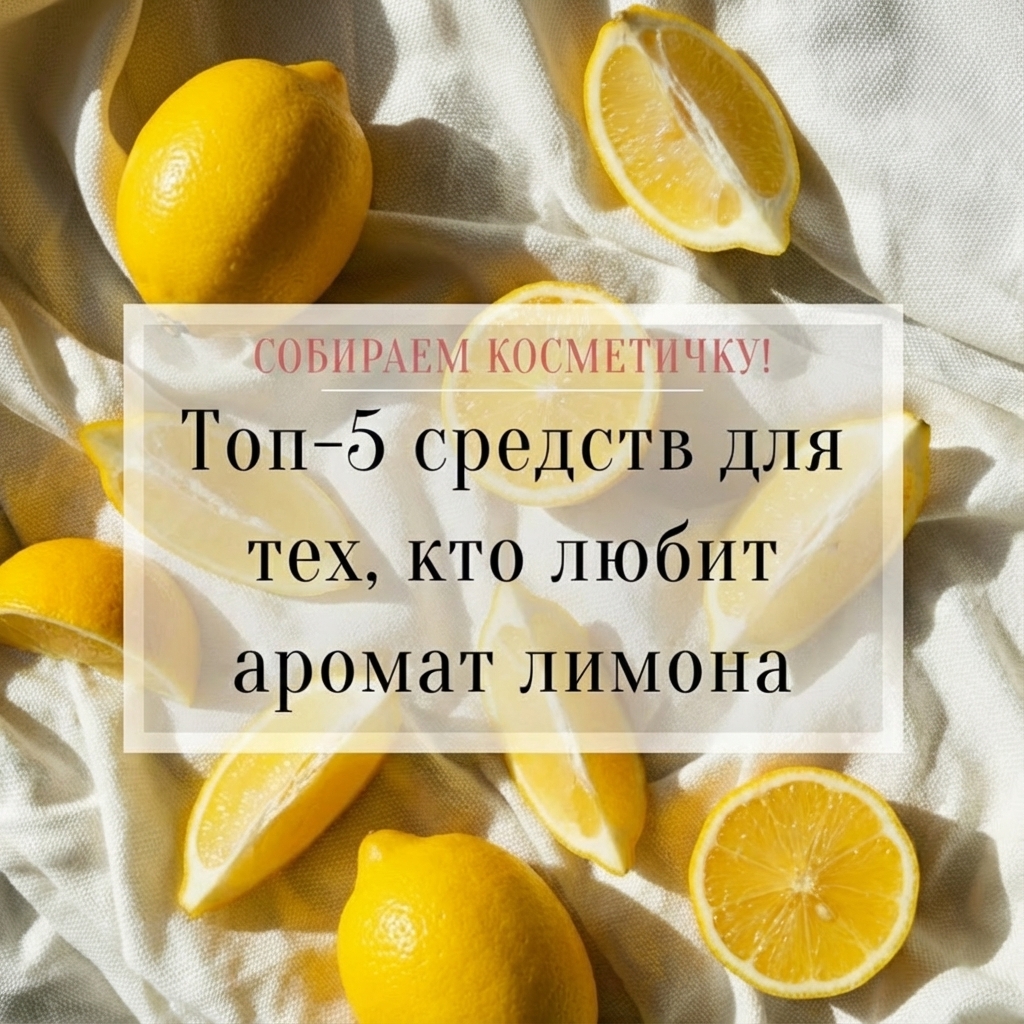 Косметика с ароматом лимона