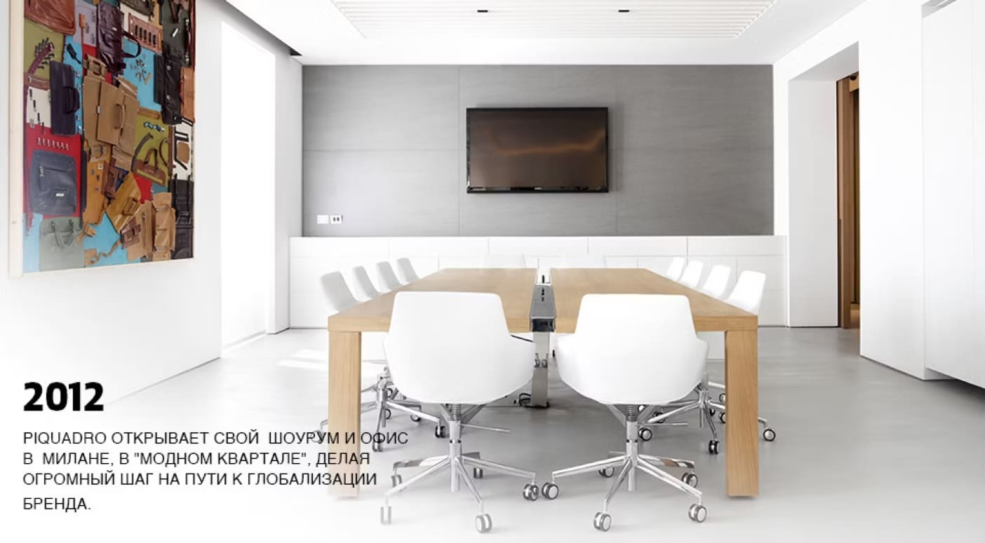 История Piquadro — слайд 8