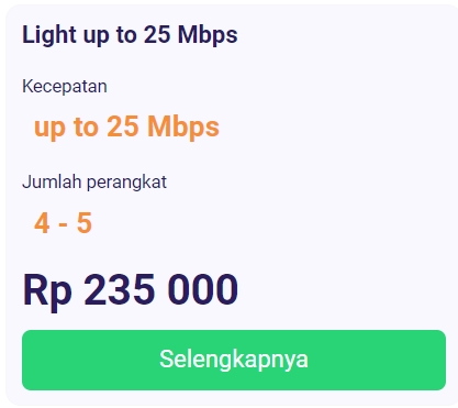 JujungNet Light up to 25 Mbps