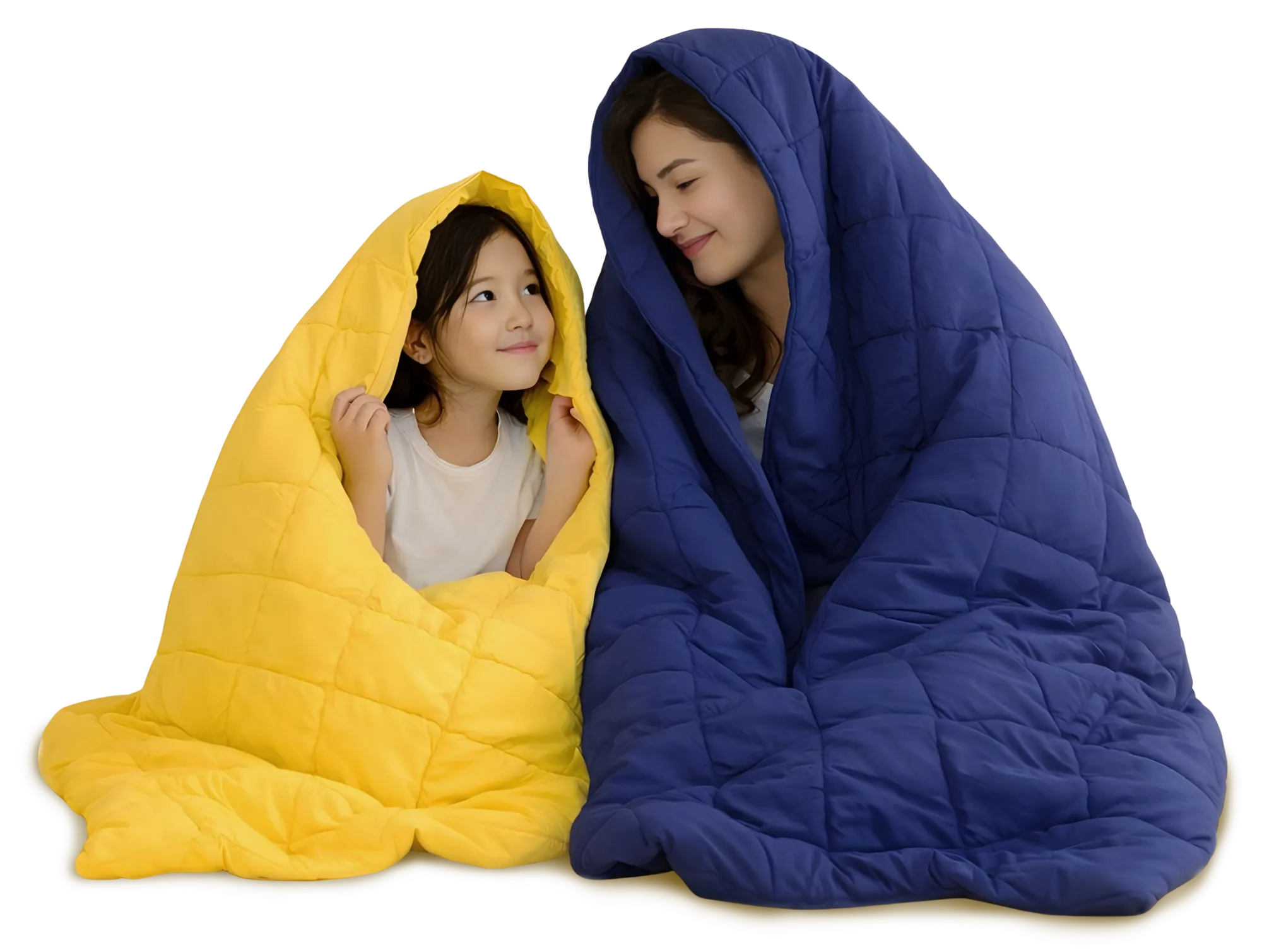Детское утяжеленное одеяло Gravio фото с ребенком