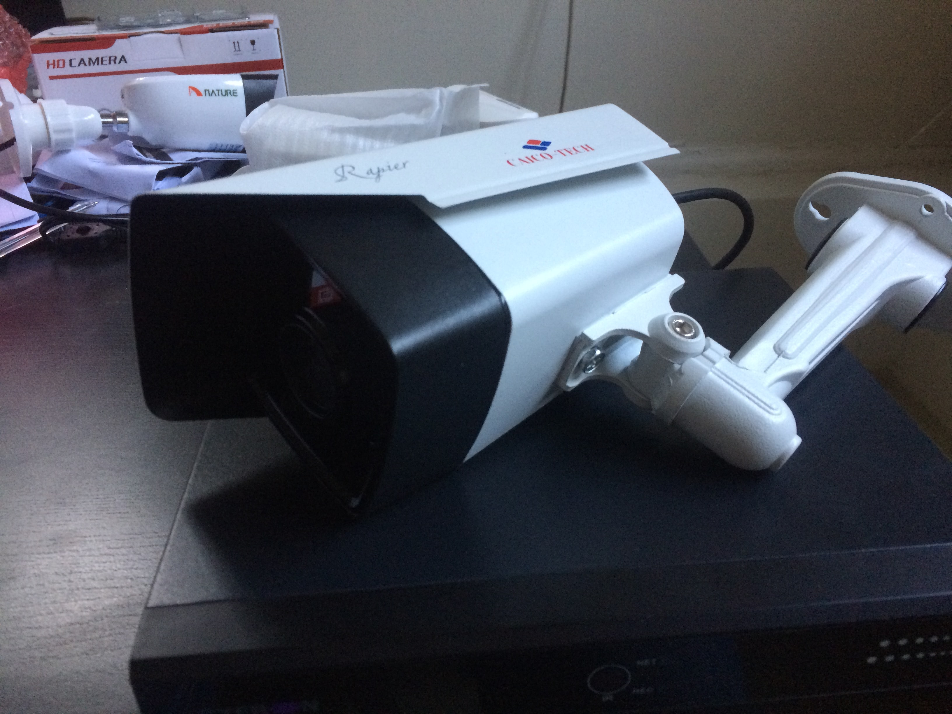 Вид корпуса камеры CAICO высокой четкости 5 мп с объективом тип CS