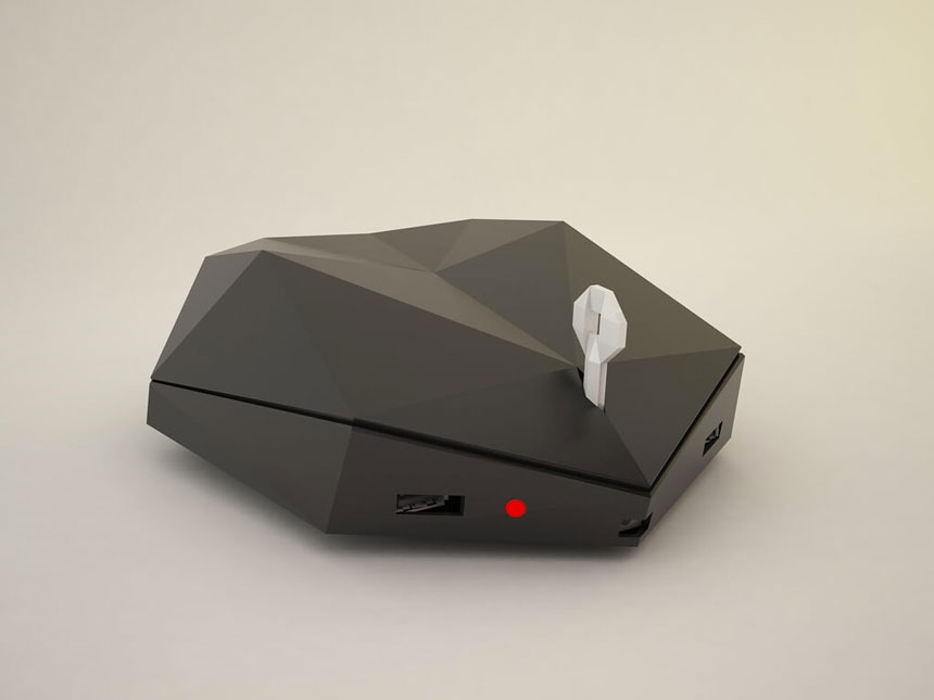 Напечатанный мод корпуса компьютера №4: Black Heart