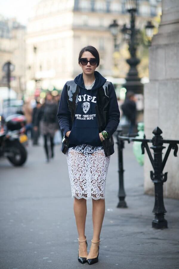 кружево на улице