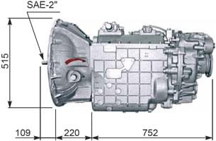 Коробка переключения передач (КПП) ZF 16S 1830