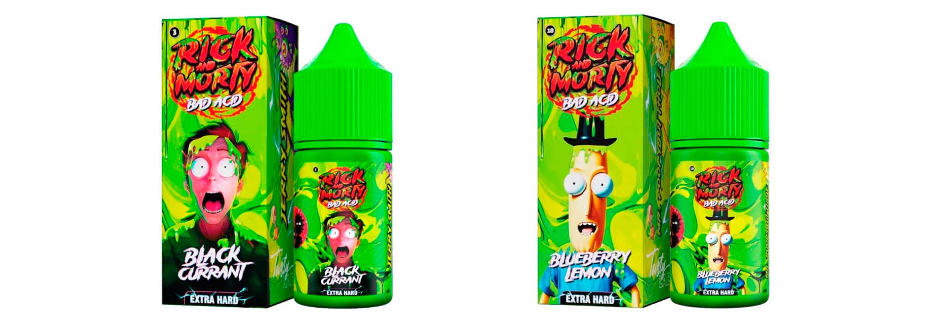 жидкость для электронных сигарет Rick & Morty Bad Acid Salt 2% Extra HARD