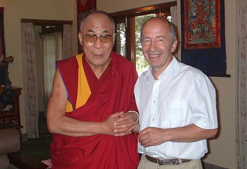 Буддолог Андрей Терентьев и Далай-лама 14