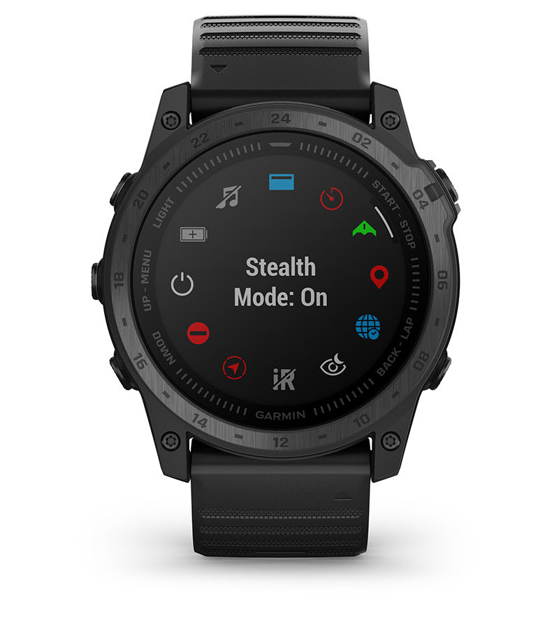 Умные часы Garmin Tactix 7 Standard с черным ремешком: СТЕЛС-РЕЖИМ