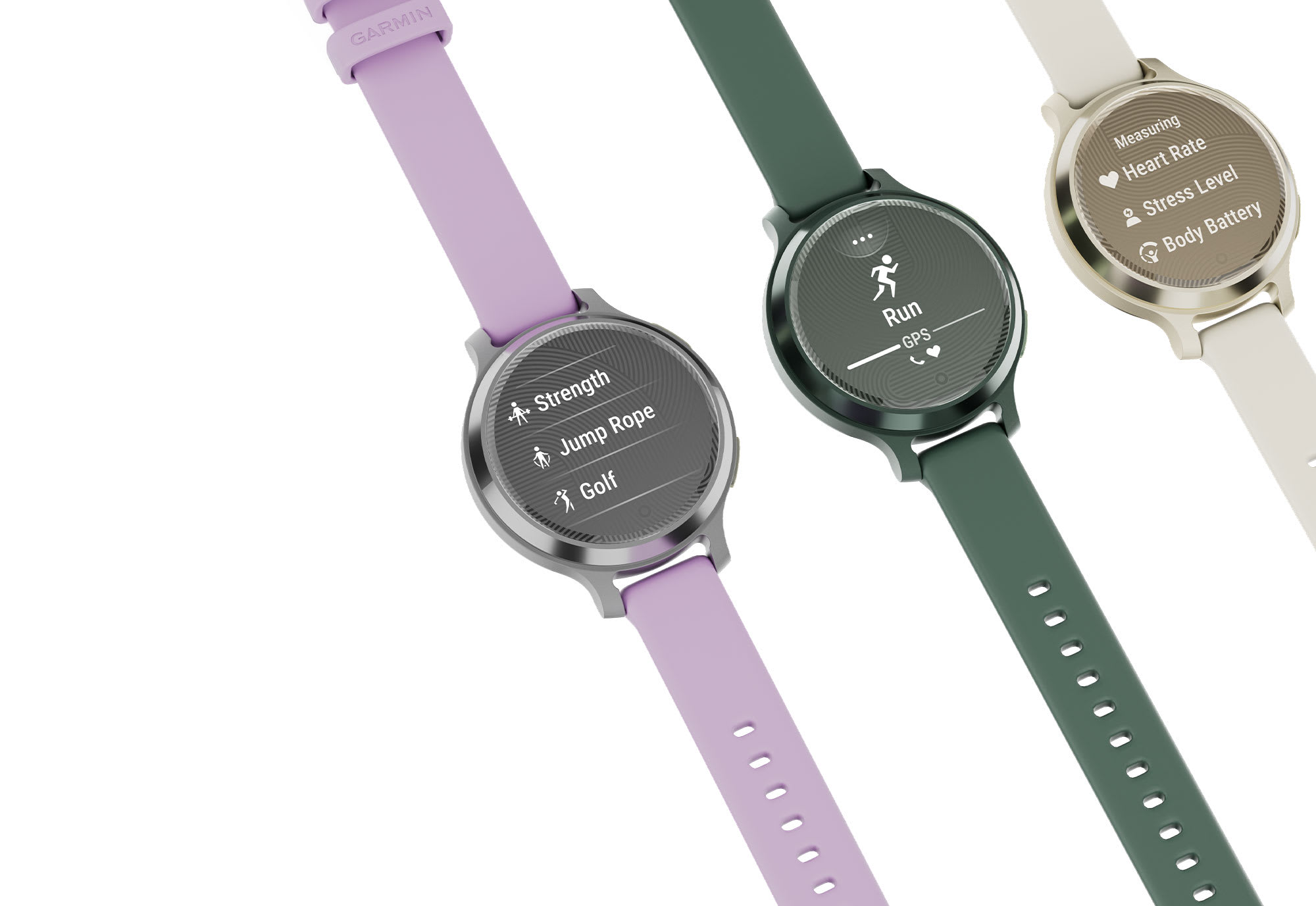 Умные часы Garmin Lily 2 Active серебряного цвета с фиолетовым ремешком: АКТУАЛЬНЫЙ ДИЗАЙН ВНЕ ВРЕМЕНИ