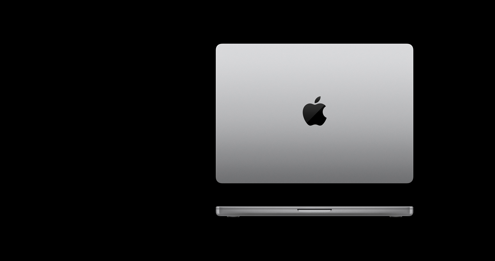 MacBook Pro 14 в серебристом цвете