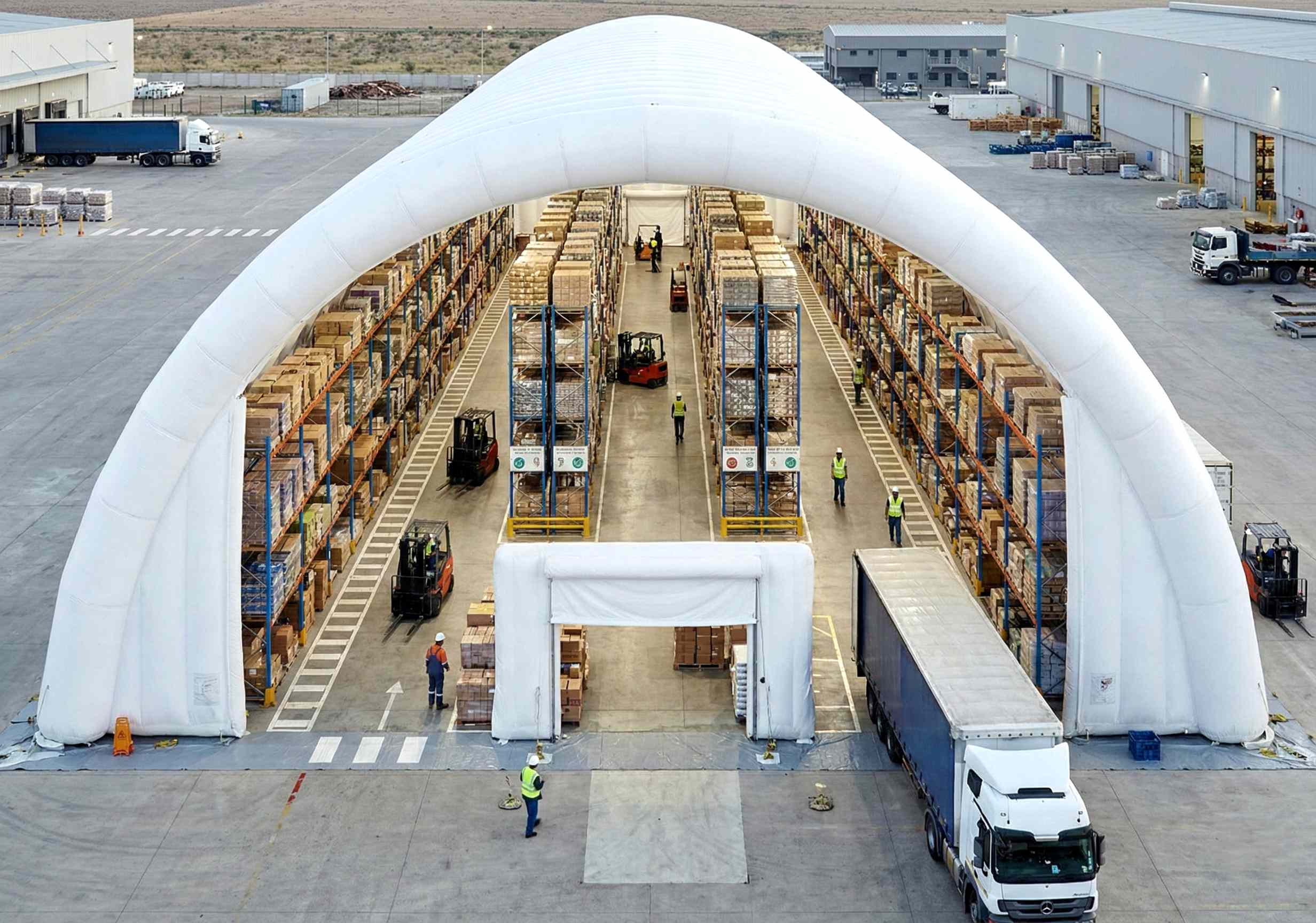 Для складских и логистических ангаров