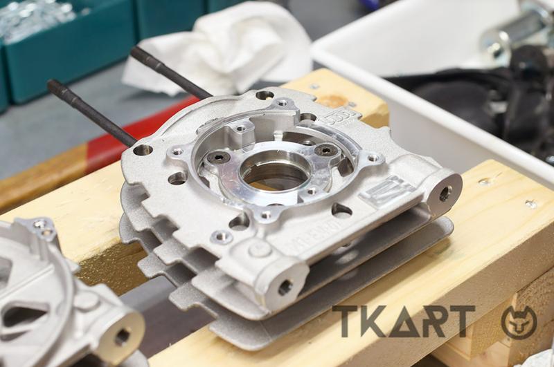 Половинки картера мотора TM Mini 60cc &mdash; наружная сторона