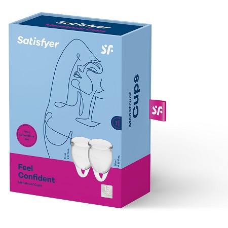 Набор менструальных чаш Satisfyer Feel_Confident_Белый 