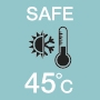Безопасная температура 45°C