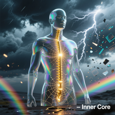 <img src="inner-core-strength.jpg" alt="Human silhouette with a glowing golden inner core representing strength">