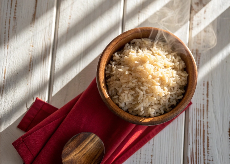 Рис из цветной капусты с костным бульоном