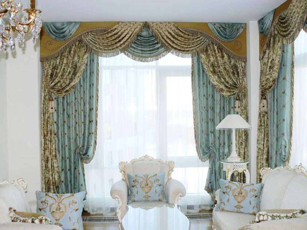 Модные шторы в гостиную и зал