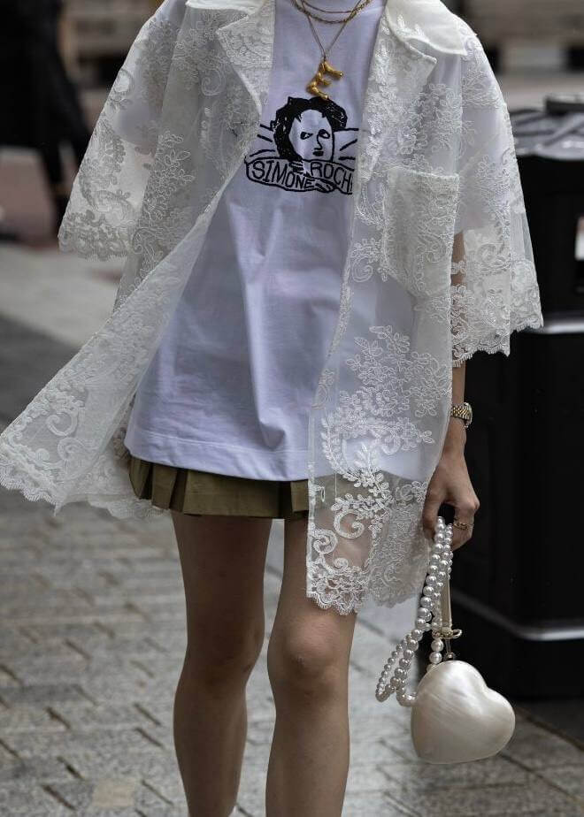 кружево на улице