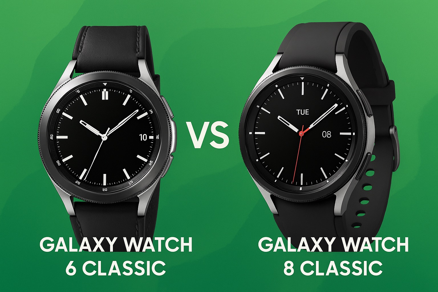 Сравнение Galaxy Watch 6 Classic и Galaxy Watch 8 Classic