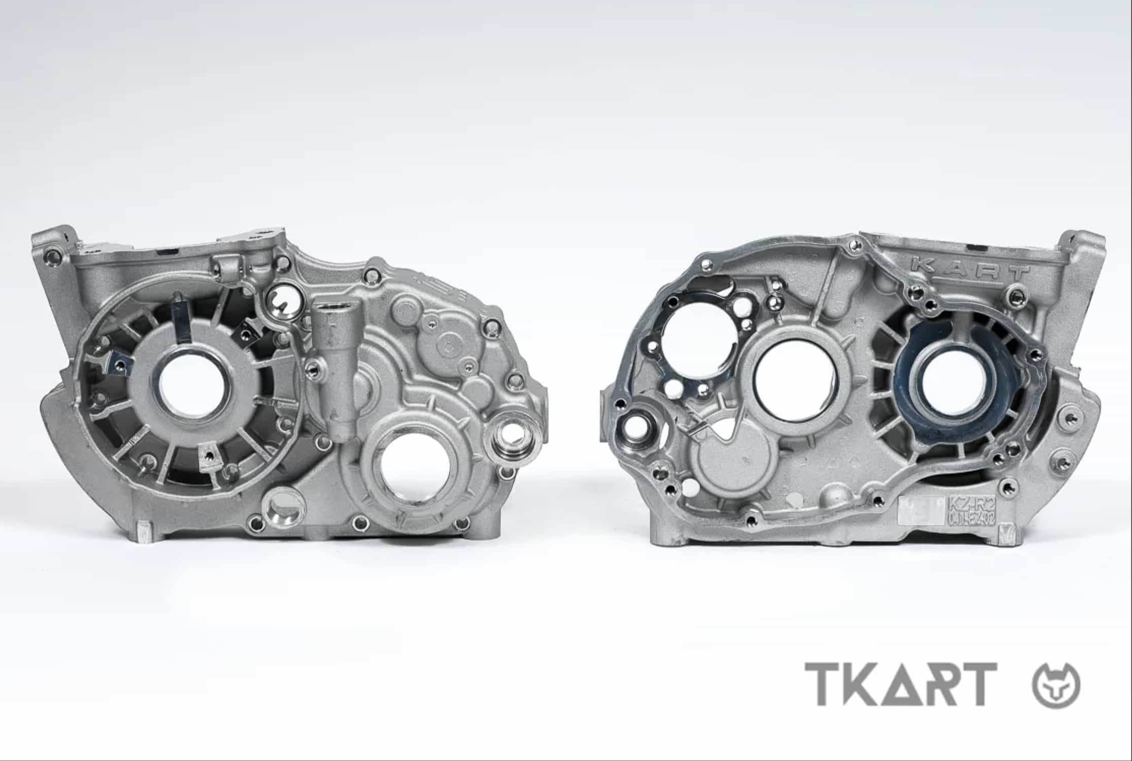 Картер мотора TM KZ-R2 &mdash; вид с обработанной зоной впуска