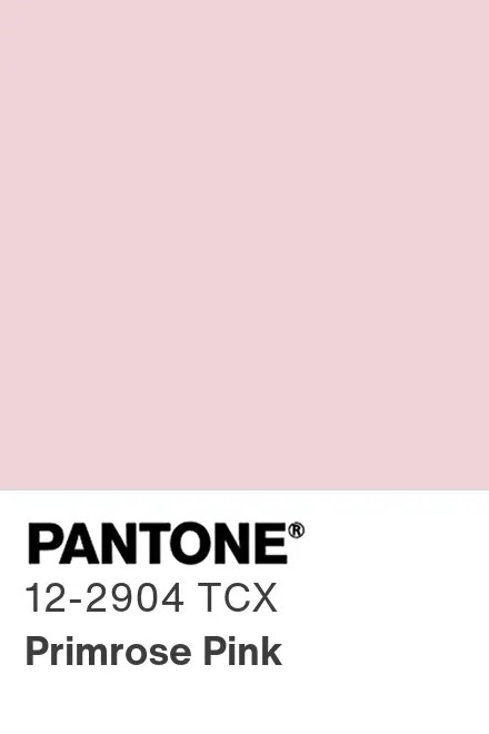 PANTONE 12-2904 Primrose Pink  — Примула розовая