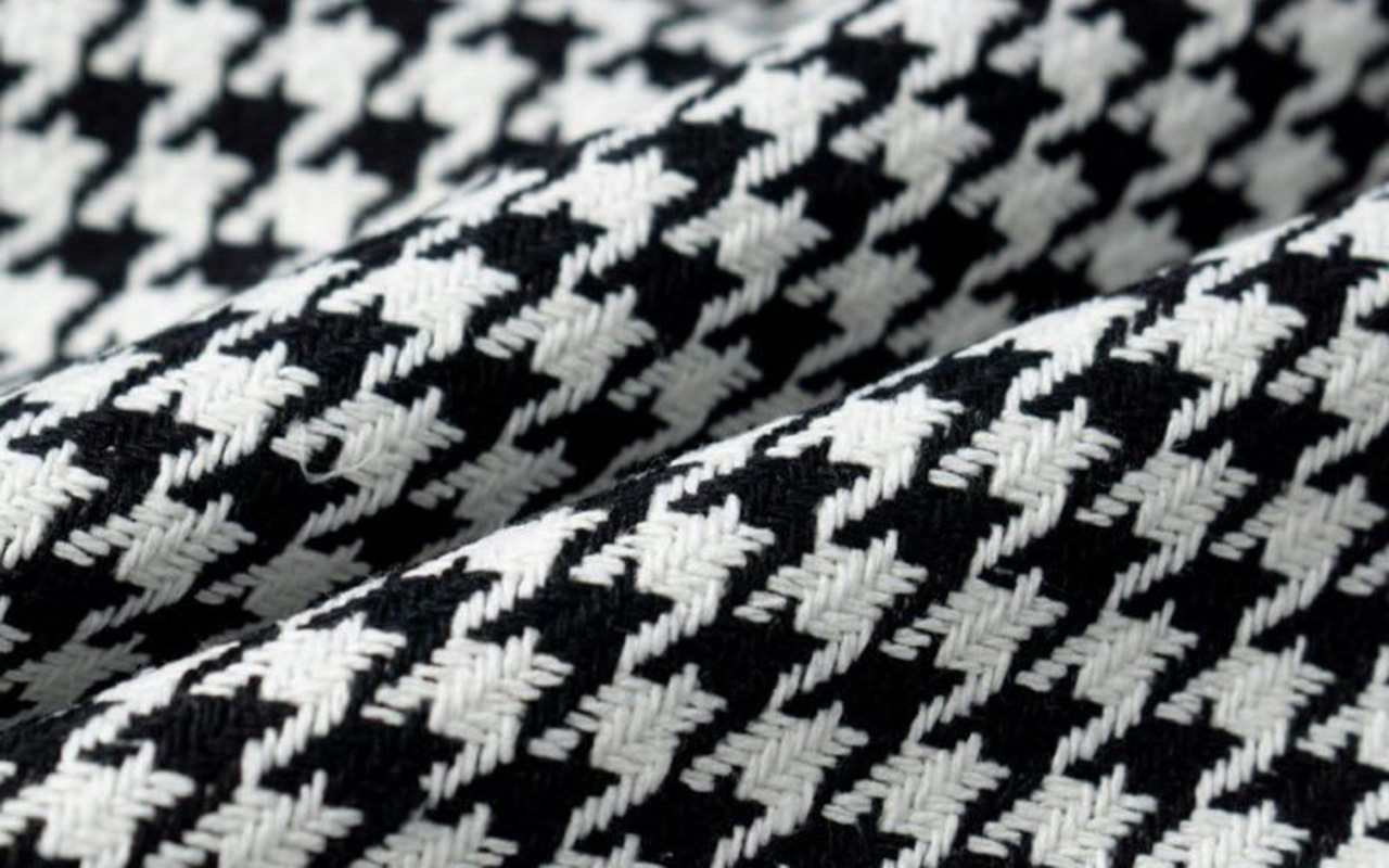 Ткань в клетку Гусиная лапка (Houndstooth)