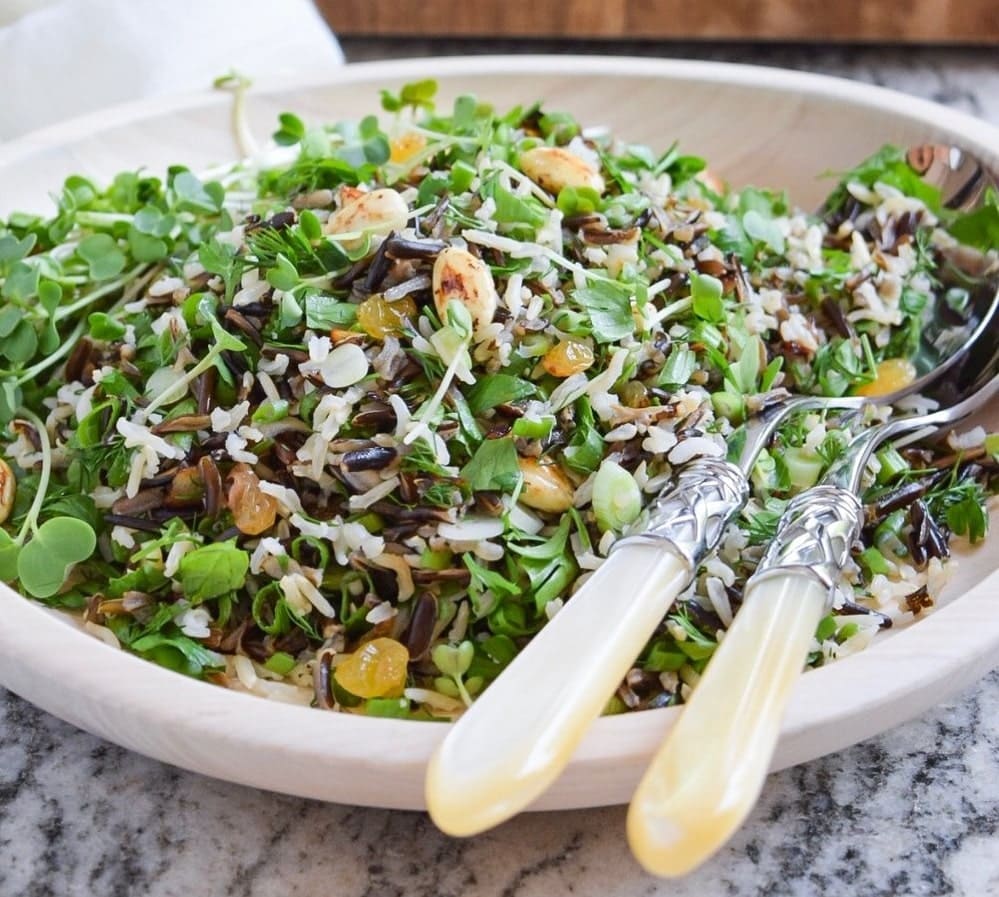 Салат из дикого риса