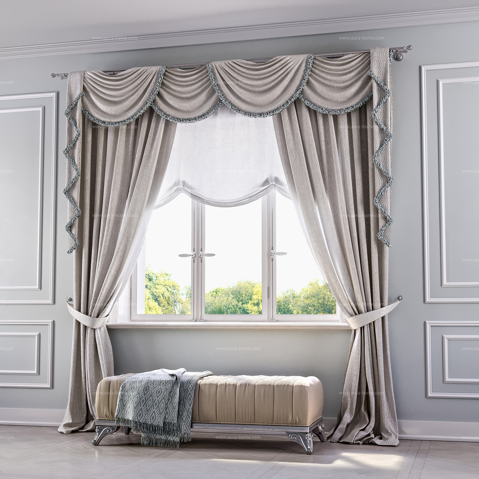 Как подобрать классические шторы для гостиной