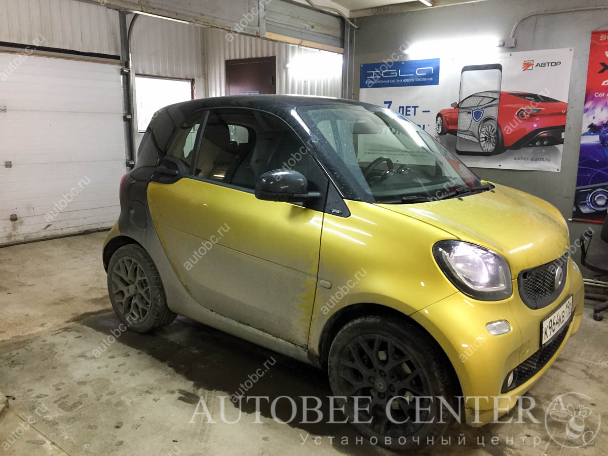 Smart Fortwo  (установка акустики)