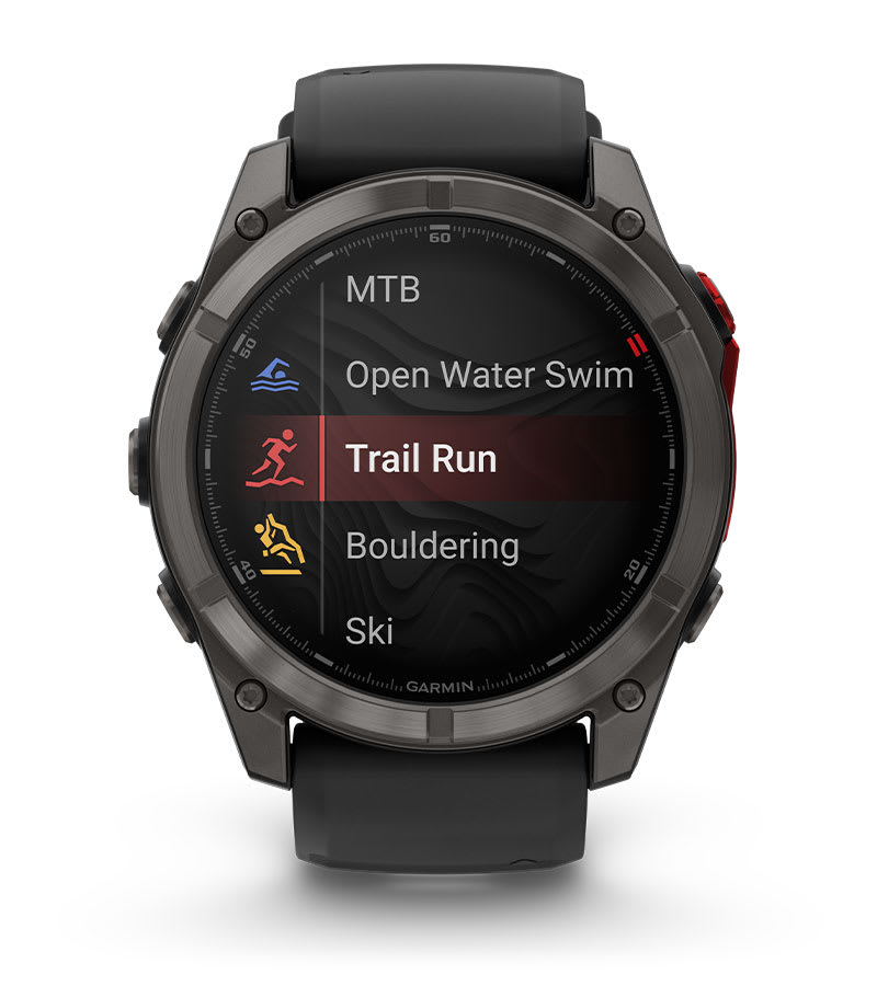 Умные часы Garmin Fenix 8 PRO, 51 мм, MicroLED, Sapphire, Carbon Gray DLC Titanium with Black/Pebble Gray Silicone Band: ПРОЧНАЯ КОНСТРУКЦИЯ