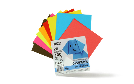 Цветная бумага для оригами
