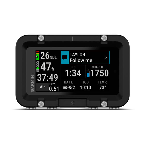 Умный подводный компьютер Garmin Descent X50i, официальный ракурс 7
