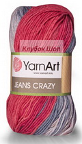 Пряжа Jeans Crazy YarnArt - купить в интернет-магазине недорого klubokshop.ru