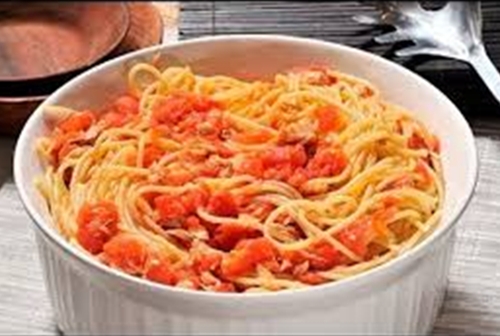 Добавляем тунец в спагетти