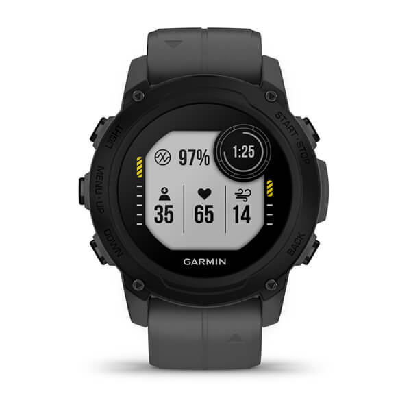 Умные часы Garmin Descent G1 серый, официальный ракурс 7