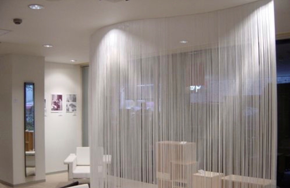 шторы нити варианты для кухни