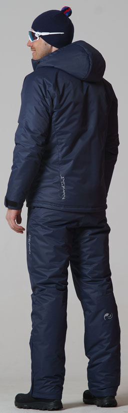 Утеплённый прогулочный лыжный костюм Nordski Motion Dark Navy мужской NSM422710 - SkiRunner.ru
