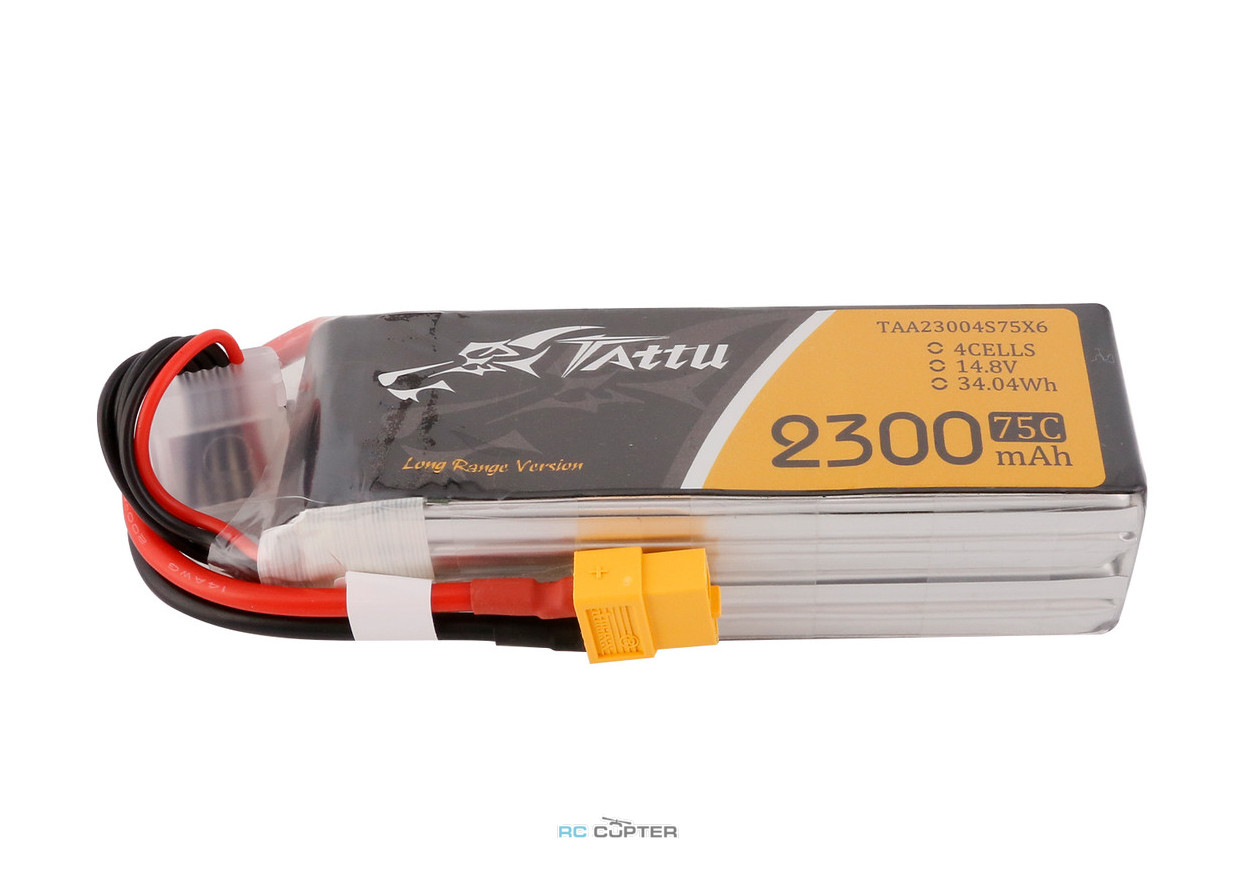 АКБ Gens Ace TATTU 2300mAh 14.8V 75C 4S1P Lipo Battery Pack-01.jpg