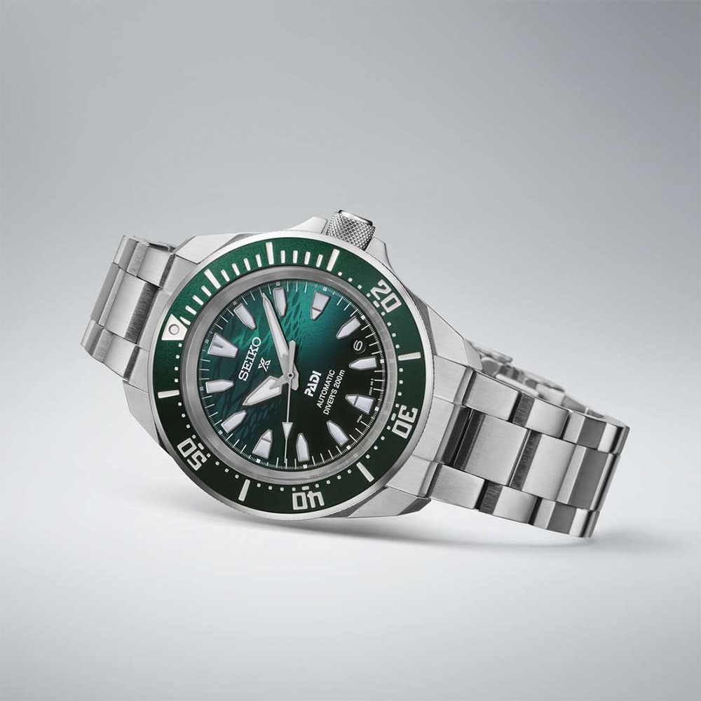 Seiko SRPL53 Samurai PADI 2025 Seiko SRPL53 Samurai PADI Special Edition с зелёным градиентным циферблатом
