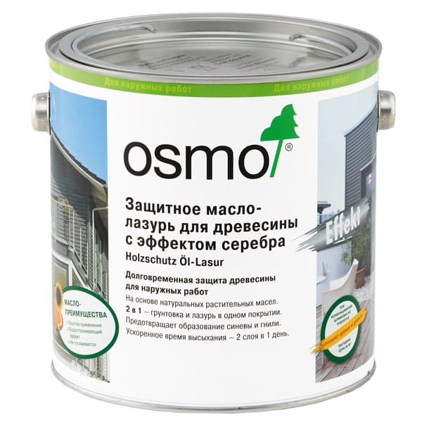 Osmo Holzschutz Öl-Lasur Effekt