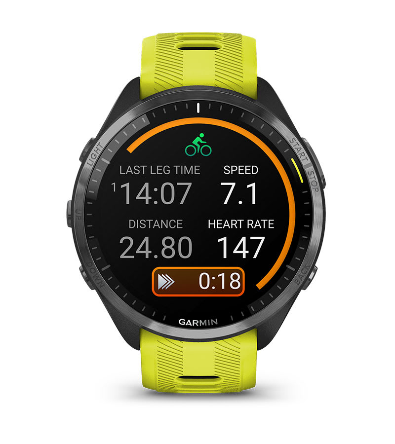 Умные часы Garmin Forerunner 965 белые, титановый безель, с белым ремешком: ТРИАТЛОН И МУЛЬТИСПОРТ