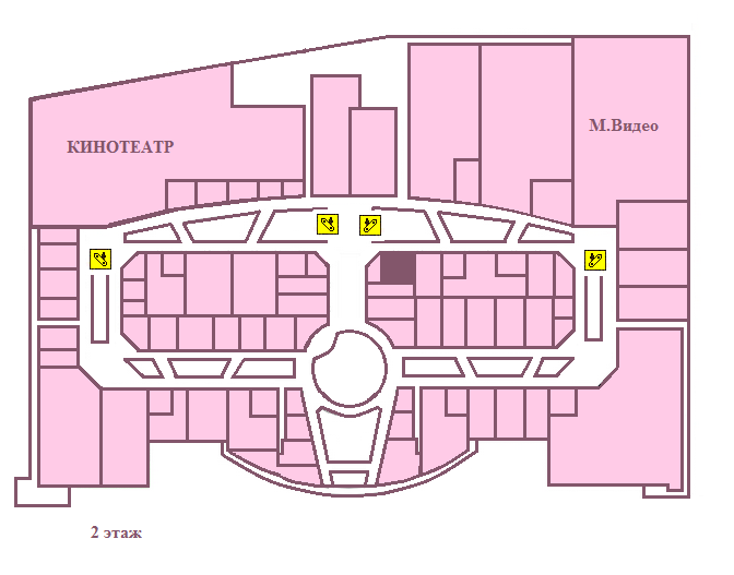 Схема торгового центра метрополис