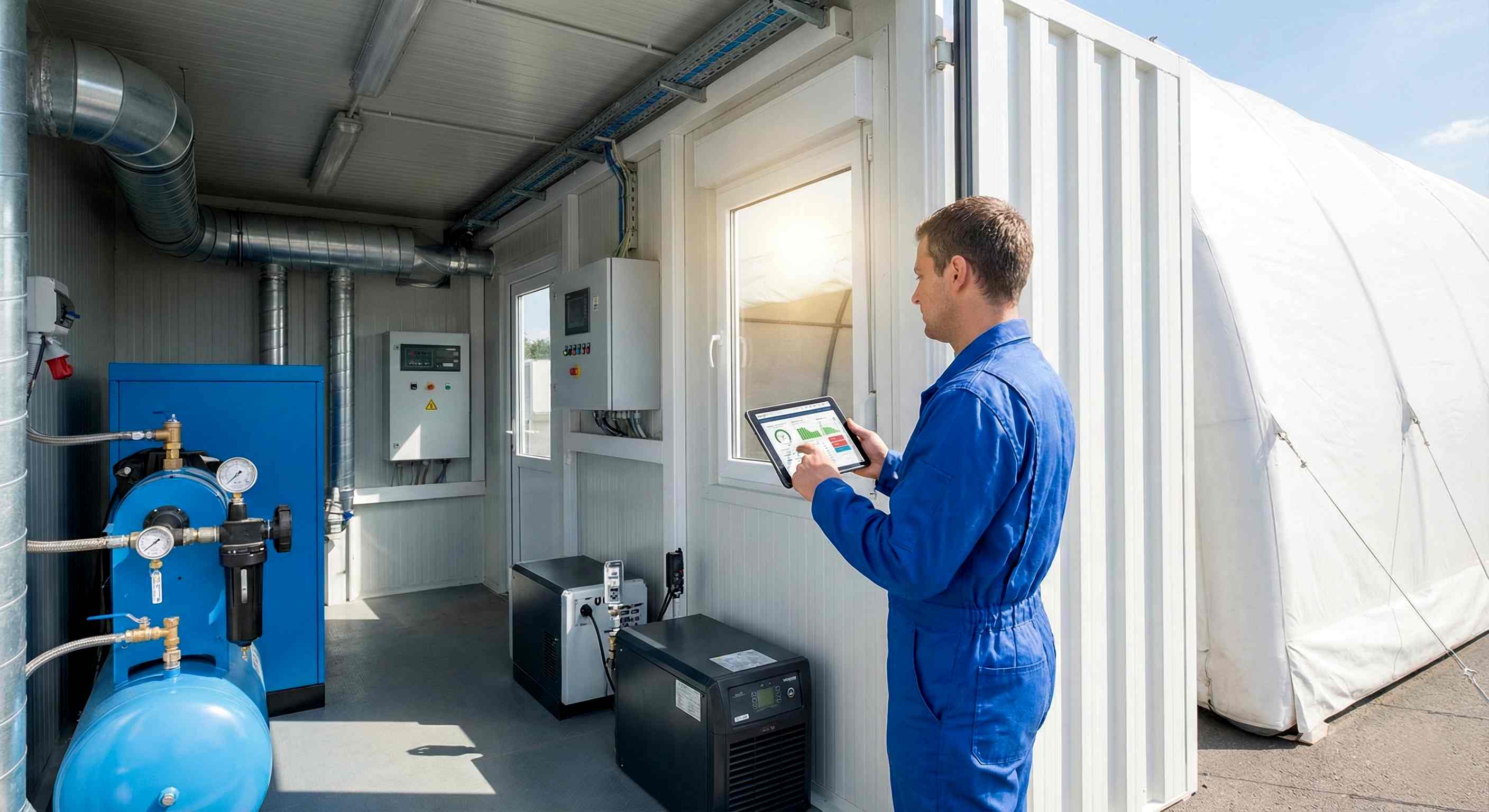 Техническое обслуживание компрессорной станции