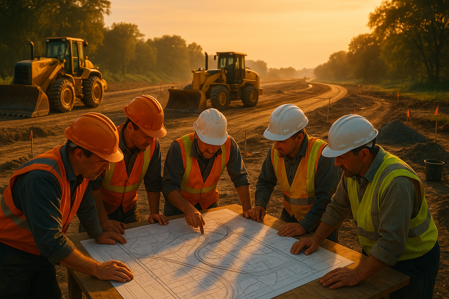 Схема вертикальной планировки участка с уровнями рельефа и водоотведением