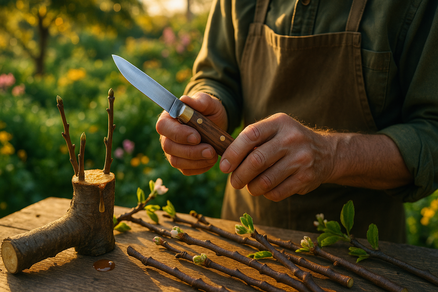 Лучшие садовые прививочные ножи разной формы и брендов для работы в саду