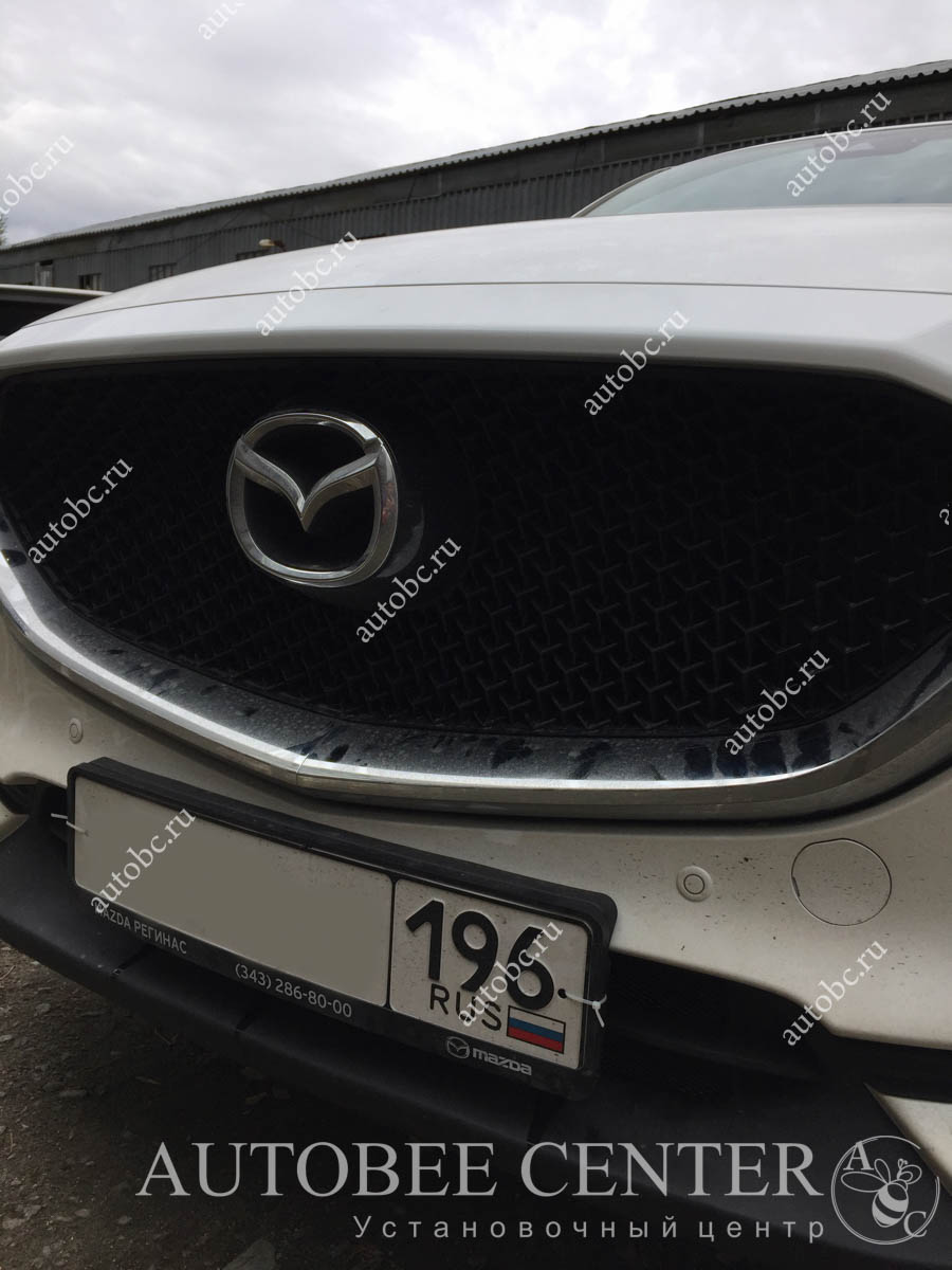 Mazda CX5 (защитная сетка на бампер)