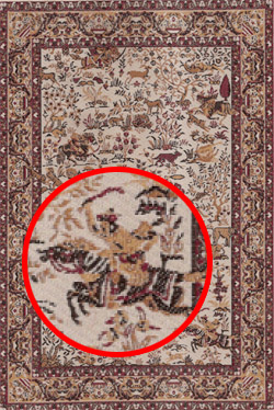 Ковер персидский, орнамент 11