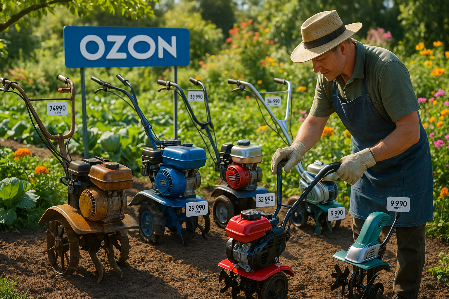 Выбор культиватора на маркетплейсе &ndash; фото различных моделей культиваторов для дачи и сада