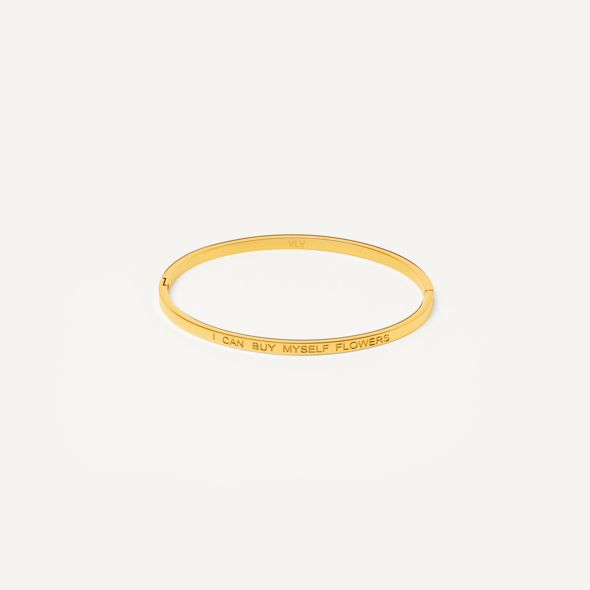 Тонкий Браслет I Can Buy Myself Flowers (Я могу купить сама себе цветы)